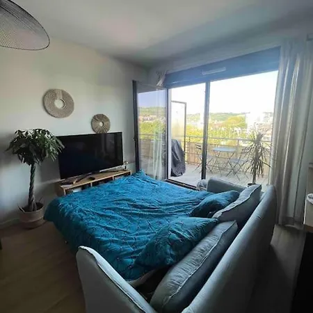 Appartement Rouen Terrasse + Parking Exterior photo